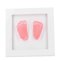 DOOKY Crystal Memories DeLuxe 3D Frame Handprint & Footprint