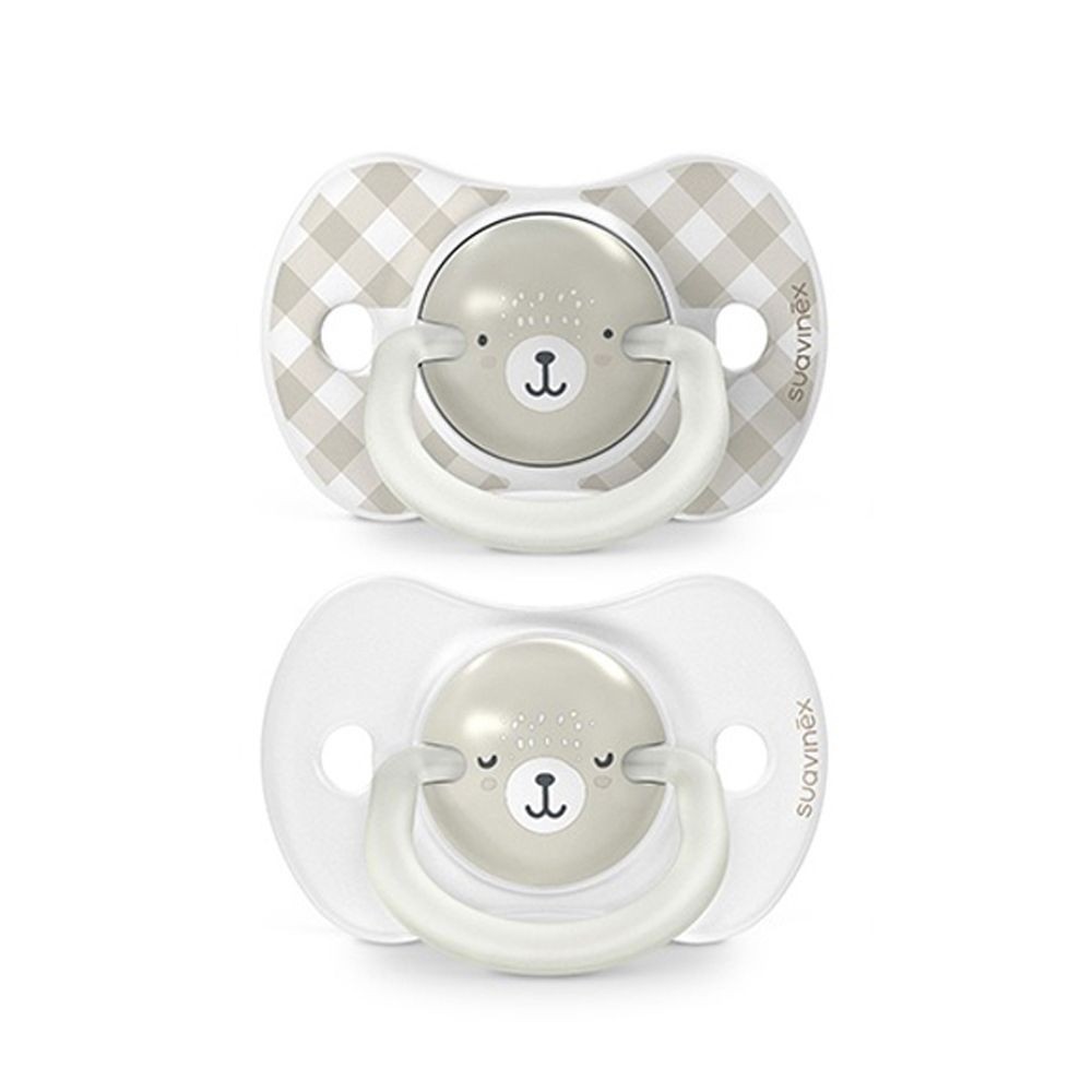 SUAVINEX Šidítko DEN&NOC fyziologické silikon WILD @ FREE 0-6 m - 2 ks