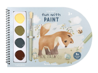 LITTLE DUTCH Omalovánky s vodovkami Fairy Garden / Forest Friends