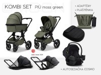 MOON PIÚ Kombi set Kombinovaný kočárek