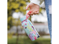 QUOKKA Nerezová termoláhev Solid Kids s poutkem 330 ml