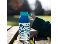 QUOKKA Plastová láhev Ice Kids s poutkem 430 ml