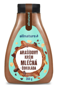 ALLNATURE Arašídový krém s mléčnou čokoládou