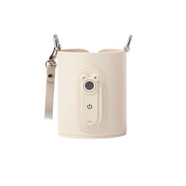 KIDNORT Ohřívač kojeneckých lahví Varm - Přenosný - béžový