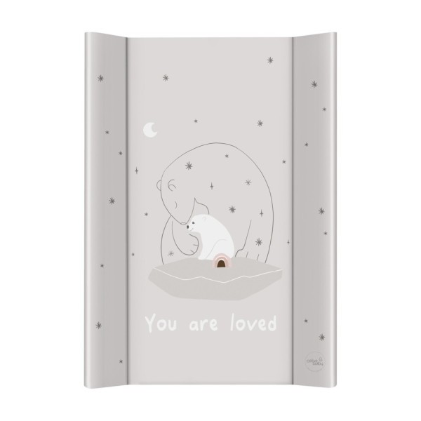 CEBA Podložka přebalovací 2-hranná s pevnou deskou (50x70) Basic - Polar Bears