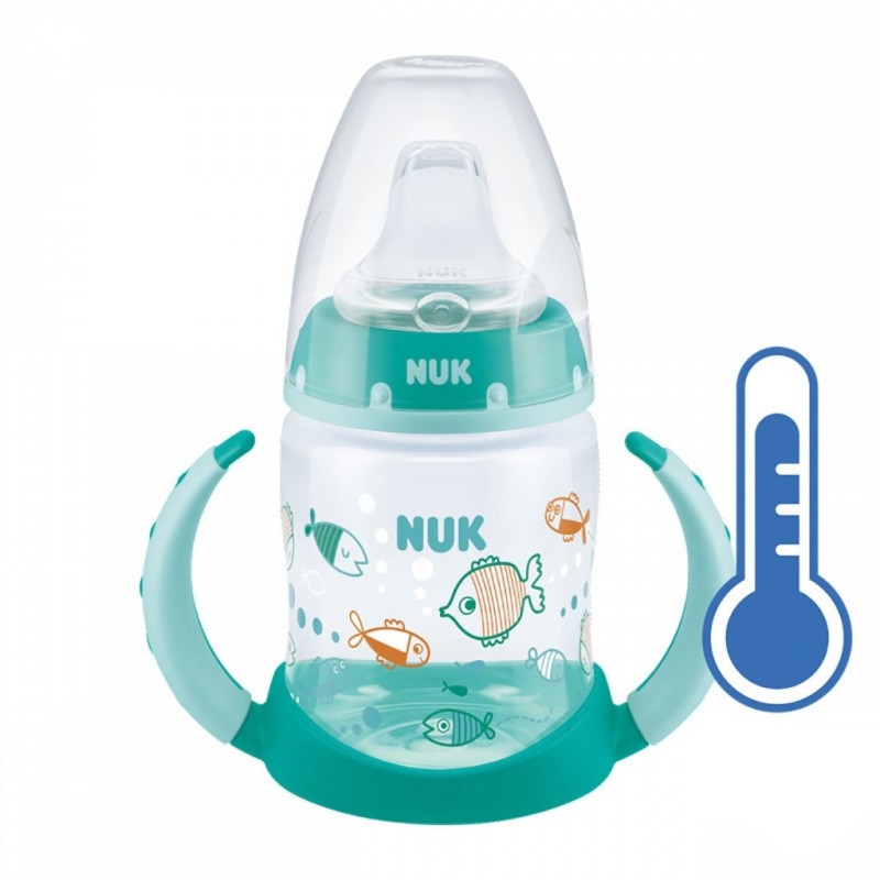 NUK Kojenecká láhev na učení s kontrolou teploty 150 ml