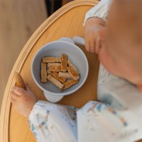 BABYONO Miska silikonová s přísavkou a víčkem 6m+