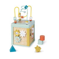 SARO BABY Dřevěná kostka Activity 12m+