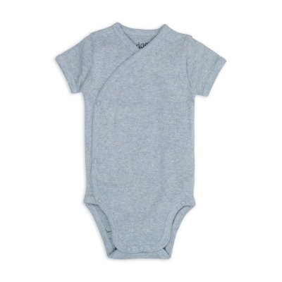 LODGER Body s krátkým rukávem Melange - Blue Fogg vel. 56