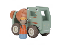 LITTLE DUTCH Náklaďák s míchačkou dřevěný