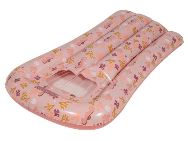 LITTLE DUTCH Nafukovací lehátko - Ocean Dreams Pink
