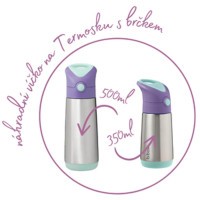 B.BOX Náhradní víčko pro Termosku na pití s brčkem