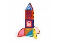 LUDI Magnetická stavebnice s auty 63 ks