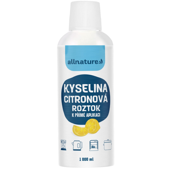 ALLNATURE Kyselina citronová roztok 1000 ml - 1000 ml
