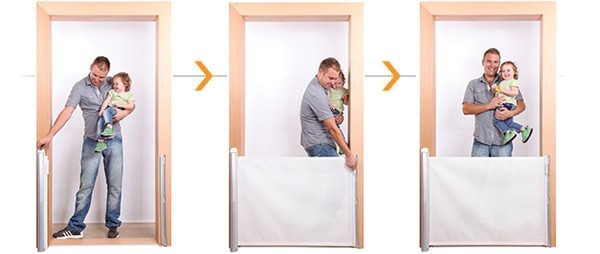 LASCAL KiddyGuard® Accent - rolovací zábrana (otvor do 100 cm)