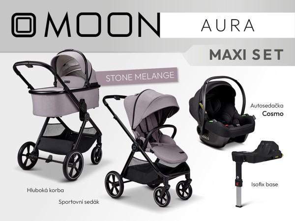 MOON AURA - Maxi - Stone Melange