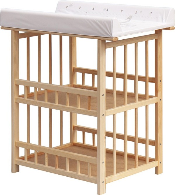 SCARLETT Přebalovací pult Jáš přírodní ECO - Galaxy - Bílá