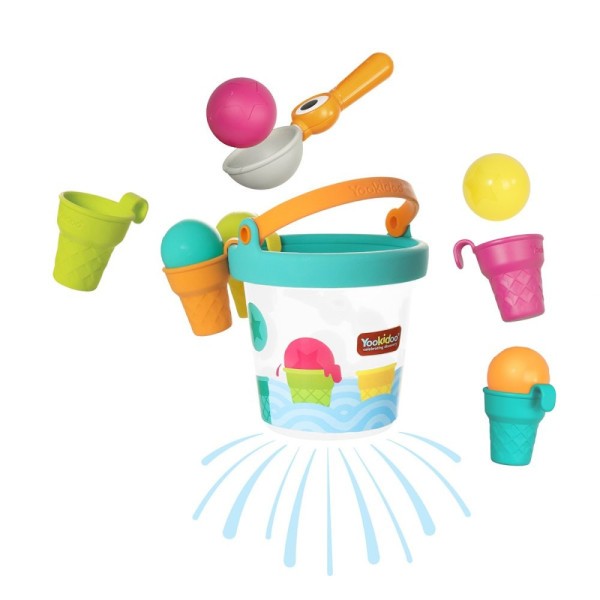 YOOKIDOO Vytvoř si zmrzlinu - sada s kbelíkem - Vytvoř si zmrzlinu - sada s kbelíkem