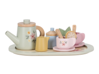 LUTTLE DUTCH Čajový set dřevěný s květinovým potiskem