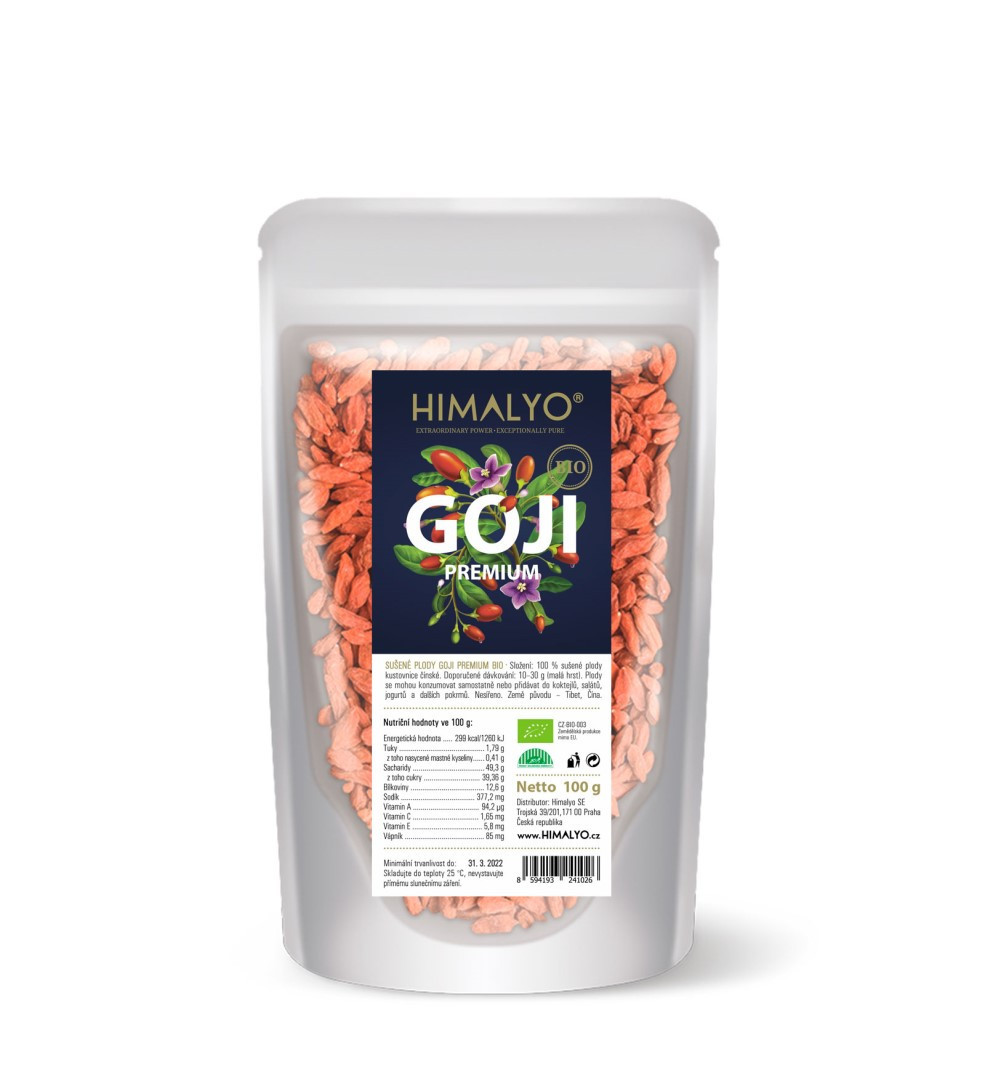 HIMALYO Goji sušené plody PREMIUM BIO