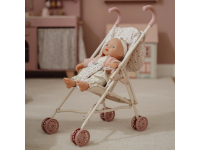 LITTLE DUTCH Kočárek pro panenky golfky skládací Soft Flowers
