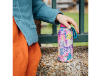 QUOKKA Nerezová termoláhev Solid Kids s poutkem 330 ml