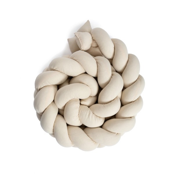 MACESHKA Pletený mantinel mušelín 180cm - Beige