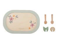 LUTTLE DUTCH Čajový set dřevěný s květinovým potiskem