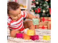 B-TOYS Kostky One Two Squeeze