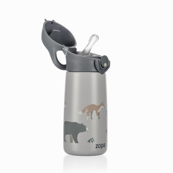 ZOPA Termoska na pití s pítkem 400 ml - Mountains