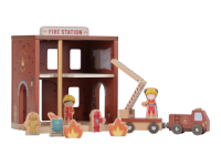 LITTLE DUTCH Hasičská stanice dřevěná