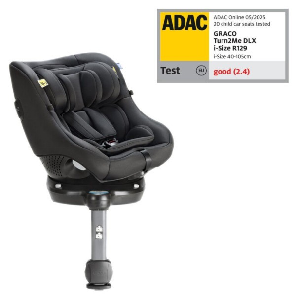 GRACO Turn2Me™ DLX R129 Autosedačka 40-105 cm - midnight
