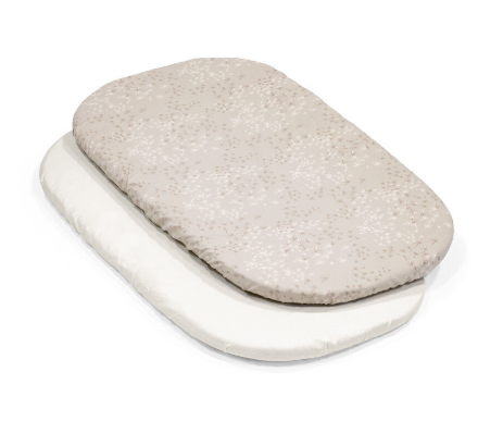 STOKKE® SNOOZI™ Fitted Sheets Napínací prostěradlo – 2 ks - Dandelion Beige / Vanilla Cream