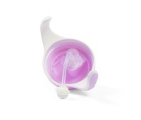 BABYONO Hrnek učicí s brčkem 6m+