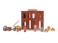 LITTLE DUTCH Hasičská stanice dřevěná