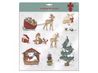 LITTLE DUTCH Samolepky na okno Vánoce