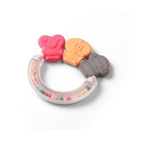 BABYONO Chrastítko s kousátkem 3m+ Shapes