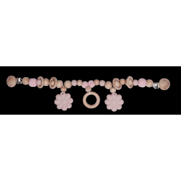 LABEL LABEL Řetěz na kočárek - Shell - Flower Pink