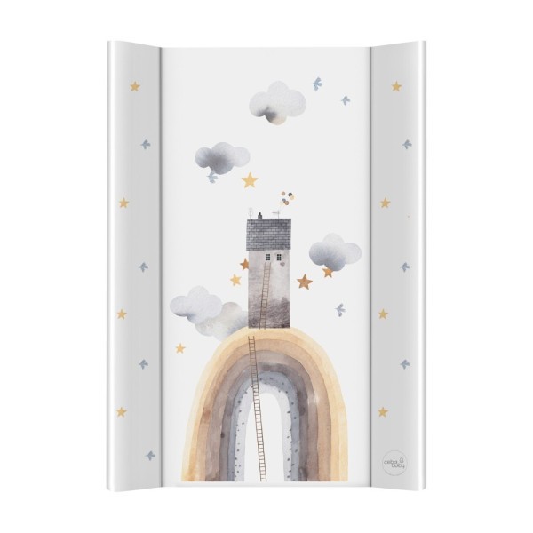 CEBA Podložka přebalovací 2-hranná měkká (50x70) Basic - Rainbow Home