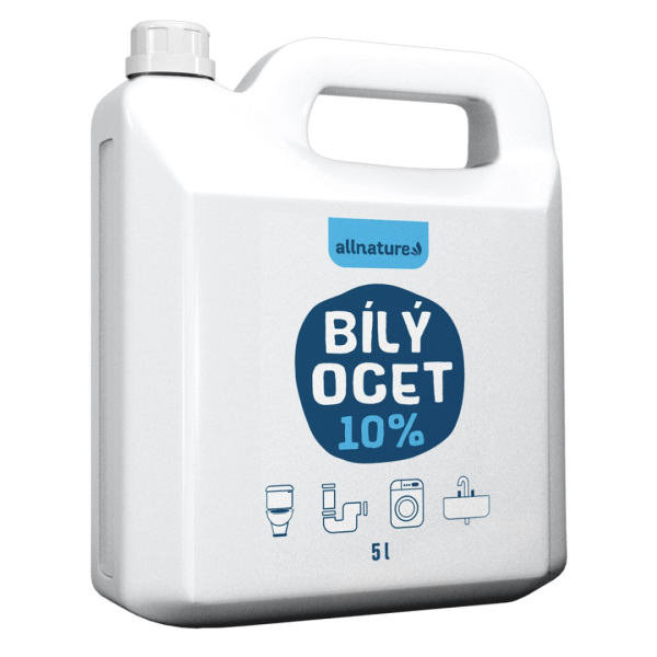 ALLNATURE Bílý ocet 10% - 5000 ml - 5000 ml