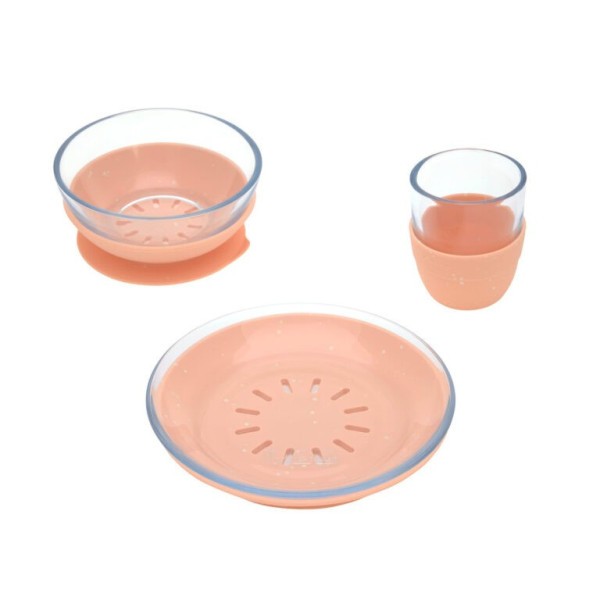 Lässig Dish Set Glass/Silicone Set nádobí