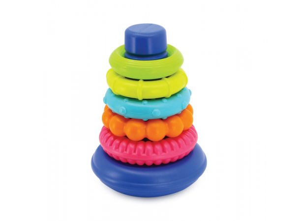 INFANTINO Pyramida z kroužků - Pyramida z kroužků