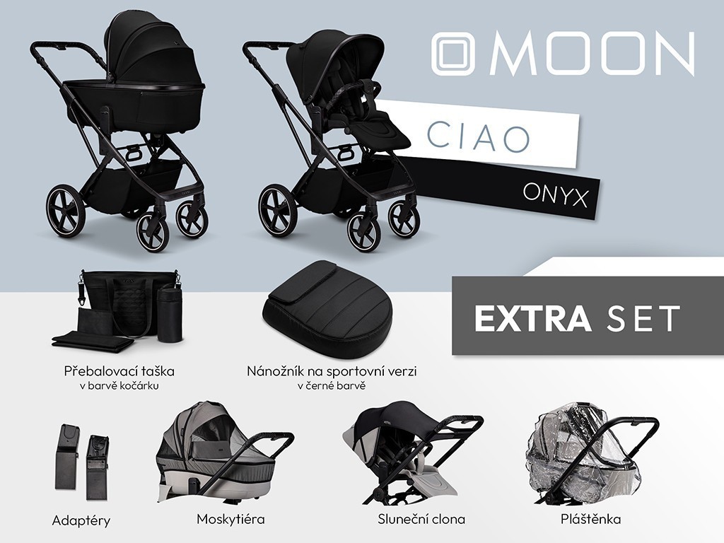 MOON CIAO EXTRA set - Onyx