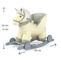 MILLY MALLY Houpací koník s melodií a kolečky