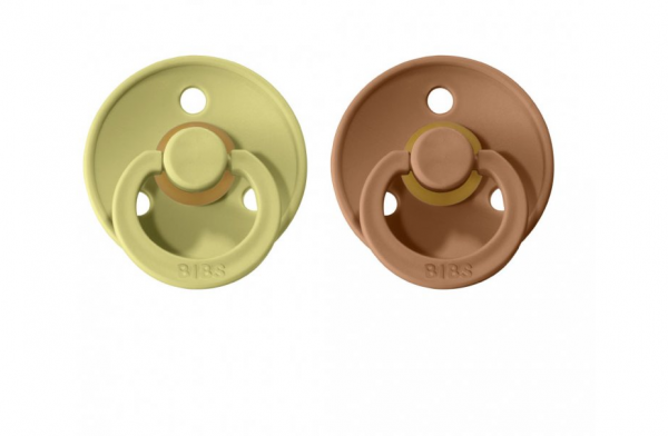 Bibs Colour vel.1 z přírodního kaučuku 2ks - Meadow & Earth