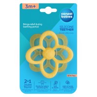 CANPOL BABIES Kousátko senzorické silikonové 2v1 kytka