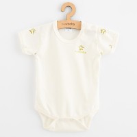 NEW BABY Kojenecké body s krátkým rukávem z organické bavlny Olivy