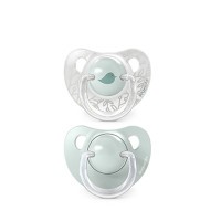 SUAVINEX  Dudlík anatomický silikon 0/6m 2 ks BIRDIES