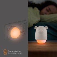 ZAZU Medvídek BENNY - noční světlo se senzorem soumraku