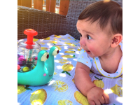 B-TOYS Svíticí šnek s kuličkami